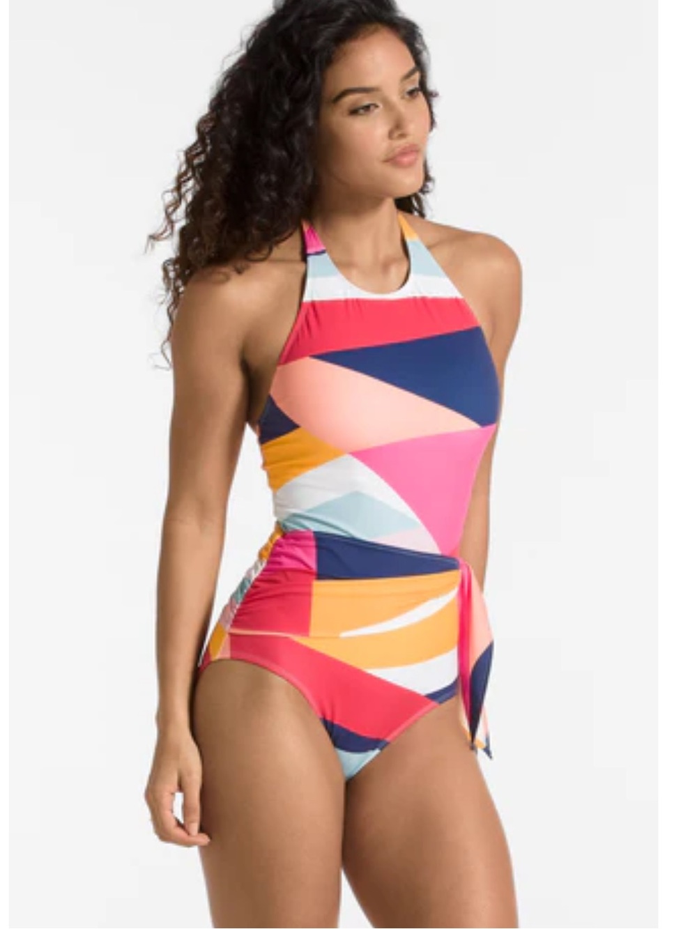 Hermoza Genevieve Swimsuit In Sword Lily Geometric Oprah Magazine 6